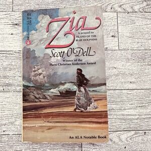 Zia Scott O'Dell 1984 Paperback YA Fiction Sequel to Island of the Blue Dolphins